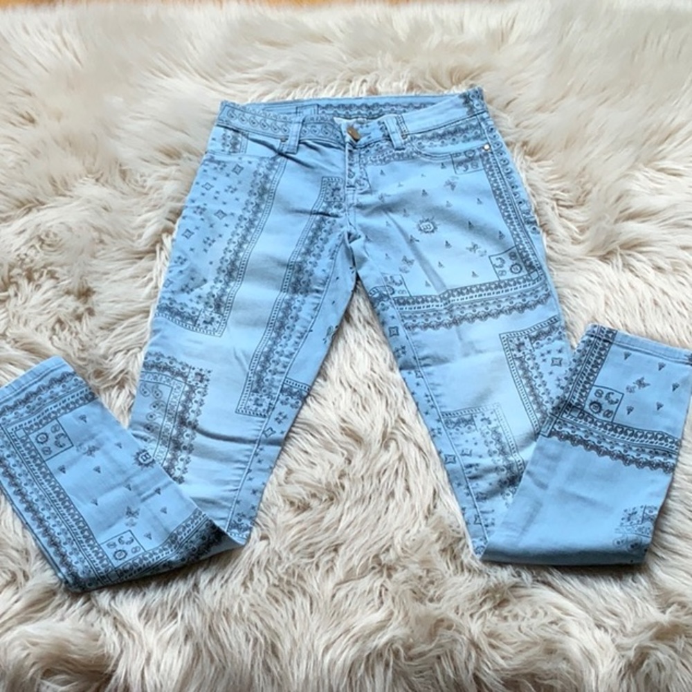Blank NYC Bandana Print Jeans size 24